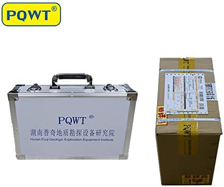 PQWT L2000 Underground Water Leak Detectors for Outdoor Wall Water Pipe Detector Machine Middle Sensor Acoustic Pipeline Leakage Detection Kit Noise Reduction Headphone Smart Touchscreen Carry Case