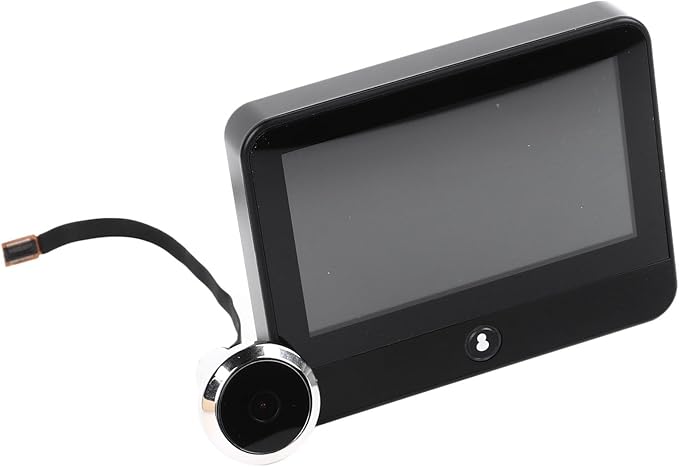Fockety Digital Door Viewer, 1080P HD Door Peephole Camera with LCD Color Screen, Motion Detection & 120° Wide Angle, Video Peephole Door Camera Built in Rechargable Battery for
