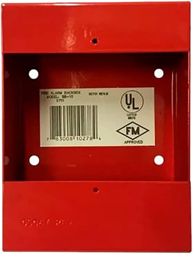 Notifier System Sensor SB-10 - Surface- Mount Back Box for Pull Stations