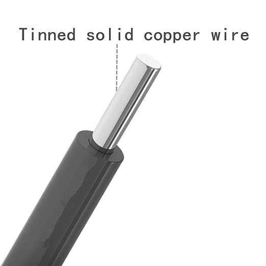 16 Gauge Solid Copper Wire -6 Different Colored Solid Core Jumper Wire 13.2ft or 4.m Each, 16 awg Hookup Wire Solid Core(OD: 2.3mm)