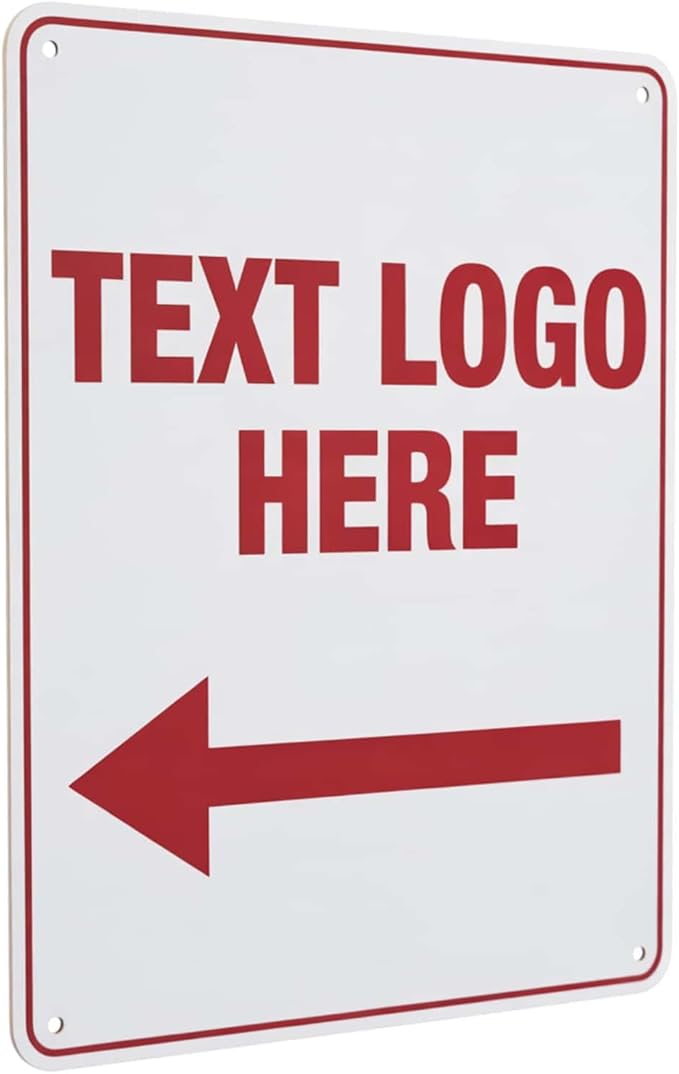 Custom Sign Outdoor 20x15 – Personalized Metal Sign for Business Workplace Home, .040 Rust-Free Aluminum, UV Protected