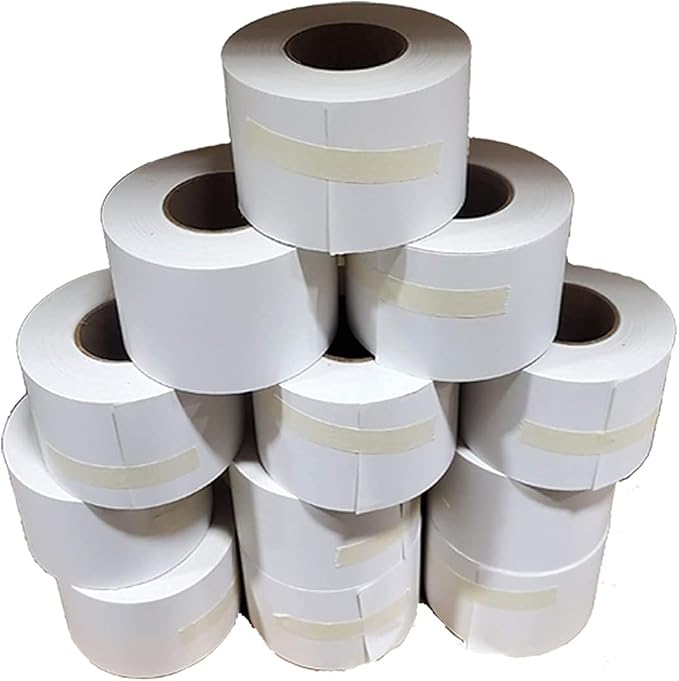 VisionTechShop LST-8051 Printing Scale Label, 58 mm x 100' Continuous Strip, Blank 100' Per Roll, 12 Rolls Per Case.