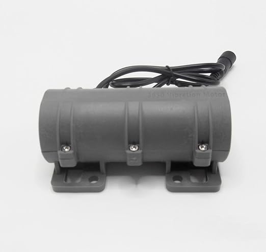 24V Vibration Motor, with 110V Adjustable Speed Power Adapter, 3800RPM, Rotary Speed for Massage Bed Vibration Alert Chair, Shaker Motor