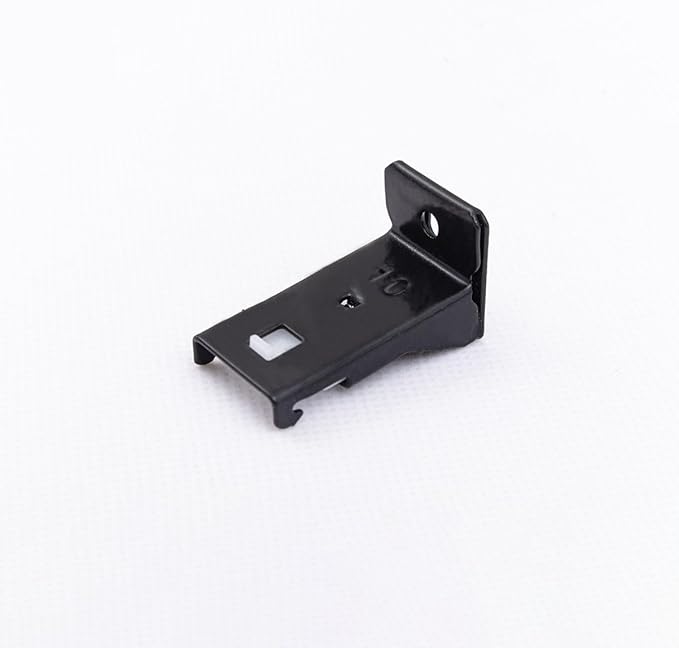 Black Wall Mount Brackets for Curtain Track, Bendable Curtains Tracks Walls Mounting Hardware (6 PCS)