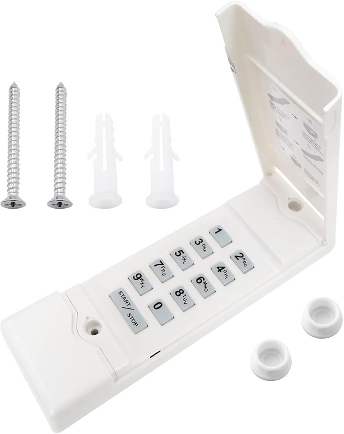 Upgraded Wireless Keypad for Linear MDTK – Secure & Easy-to-Program Garage Door Access