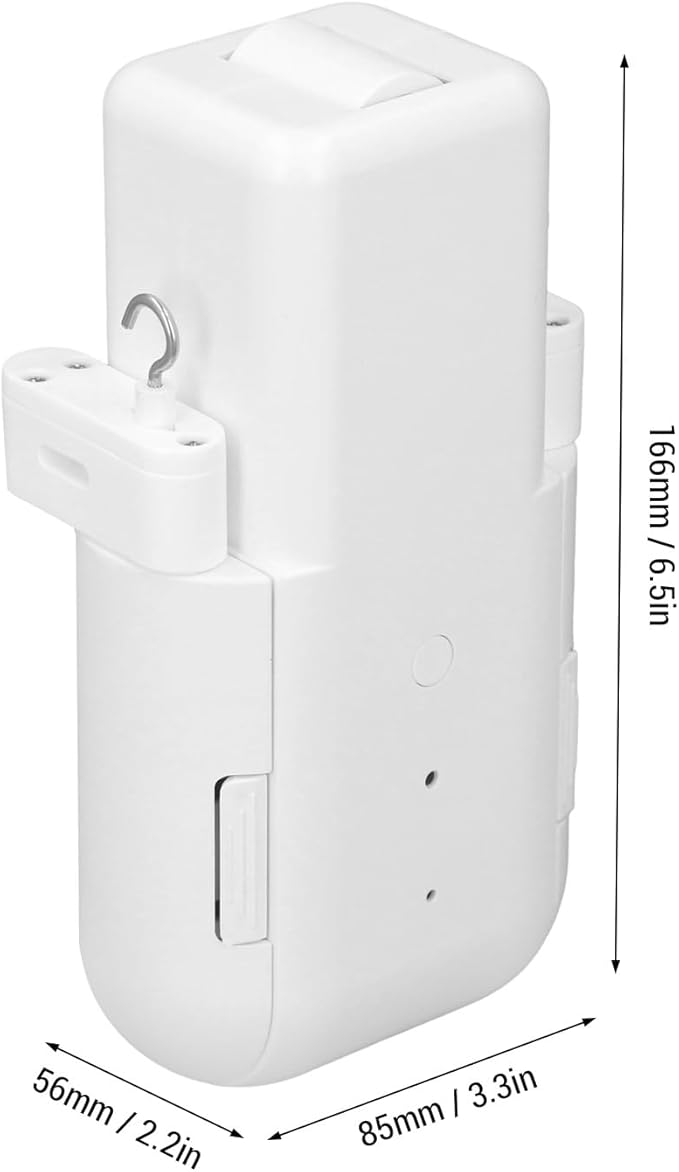 Garosa Smart Curtain Motor, WiFi Electric Automatic Window Curtain Opener with Quiet Mode Below 25dB for Roman Rod T U Shape Tracks