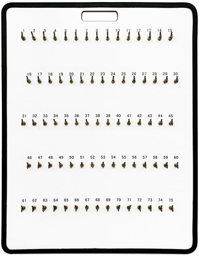 Masonite Key Holder Wall Mount with 32 Spring-Lock Hooks 13-1/2" × 20" – Wall Mounted Key Organizer Board with Metal Trim and Handle – Dealership, Office, Garage Key Rack Cabinet - Pack of 3