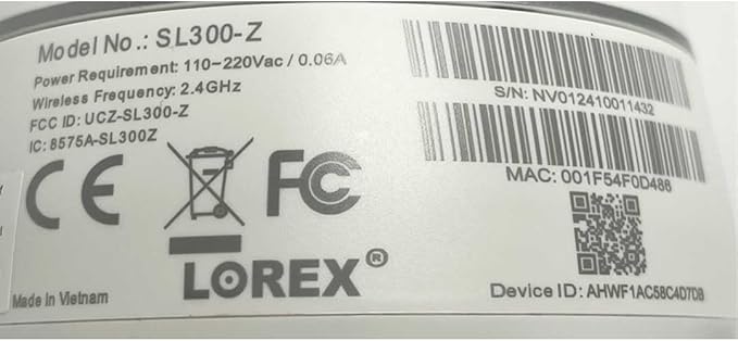 Lorex 2K Wi-Fi Smart Lightbulb Camera | E26/E27 Socket | Pan-Tilt View, Color Night Vision, Person & Vehicle Detection | 2-Way Talk | Alexa/Google | Cloud & Local Storage Option