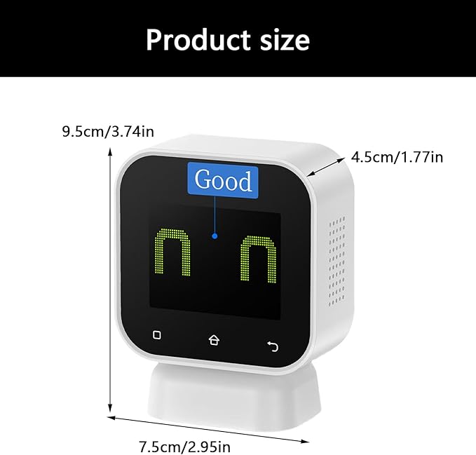 Air Analyzers Formaldehyde Detector for HCHO TVOC Display with Alarm Systems Historical Data Trackings HCHO TVOC Meter with Data Logging