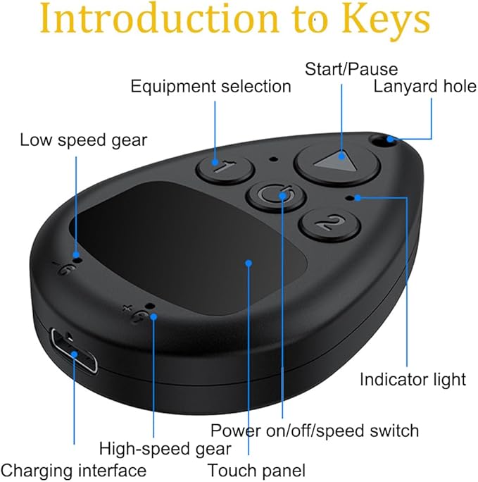 Wireless Mobile Phone Screen Auto Clicker – Adjustable Speed, Silent Operation, No Root Required – Auto Touch Clicker for Android & iOS Devices, Game & App Automation Tool by BLUECC (1 dragging 2)