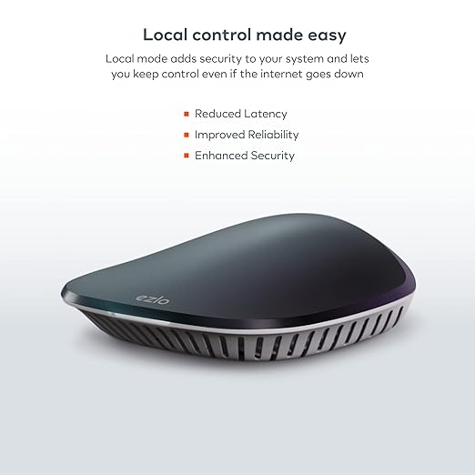Ezlo Ezlo Plus Smart Home Hub with Zigbee & Z-Wave. Works with Wi-Fi Devices Associated with Amazon Alexa Devices & Google Assistant to Control Smart Locks, Smart Lights, Smart Switch and CCTV Cameras