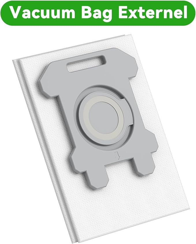 12 Pack Dirt Disposal Bags Compatible with Robotic Vacuum Cleaner i3, i3+, i7, i7+, i8, i8+, i4, i4+, i1, i1+, i6, i6+, j7, j7+, s9, s9 Plus, i & s j Series Vacuum Bags Bin Bags Replacement Parts