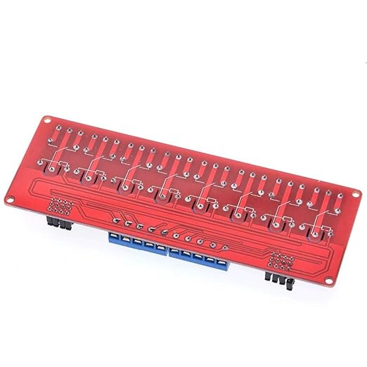 8 Channel 24V Relay Module with Optocoupler High or Low Level Trigger Expansion Board for Raspberry Pi Arduino