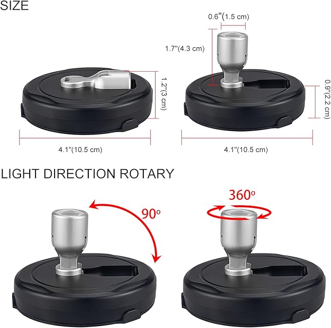 LED Spotlight, Battery Powered Picture Lights, Uplighting Indoor, Puck Lights with Remote, Stick Spot Light for Wall Display Dartboard Painting Artwork Accent-Silver(4Pack)