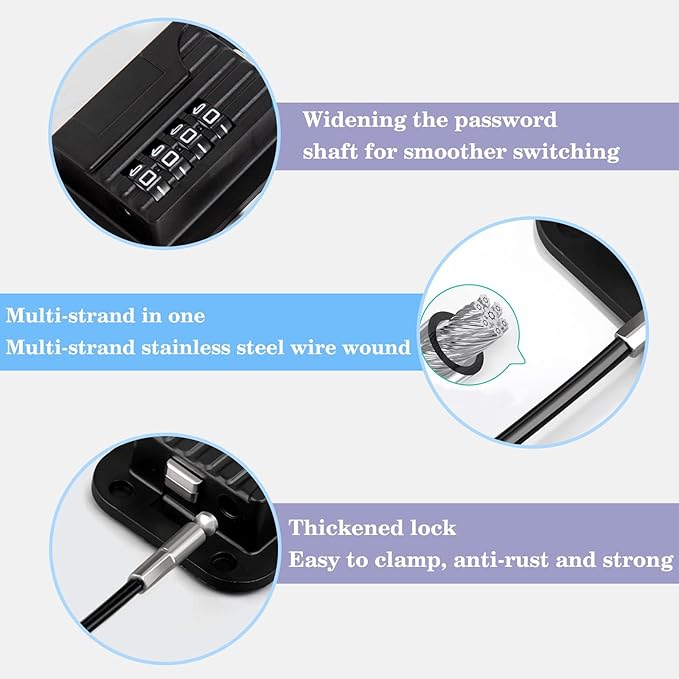 2025 New Refrigerator Locks with Combination - Child Proof Fridge Locks for Kids and Aldult with 4 Code, Cabinets Safety Door Lock for Freezer and Drawers, Windows - No Tools Need or Drill (Patent)
