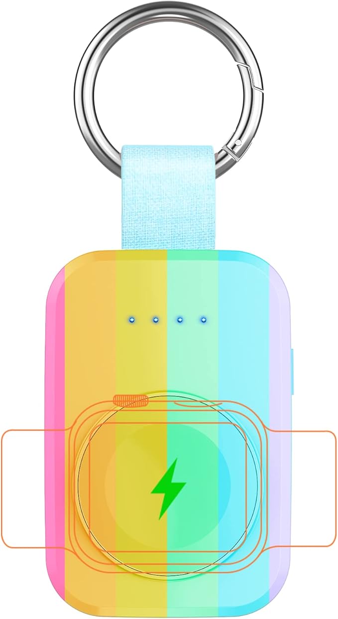 Portable Charger for Apple Watch Series 11,Mini Wireless iWatch Charger 1000mAh Battery Pack Travel Purse Essentials Smart Charger for Apple Watch 10/9/8/7/6/SE/5/4/3/UItra/UItra 2,Gift for Women Man