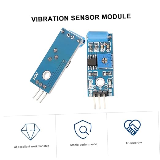 Luxshiny 10pcs Normally Closed Type Sensor Module Alarm System for Theft and Earthquake Detection Microcontroller Compatible Low Level Output Trigger