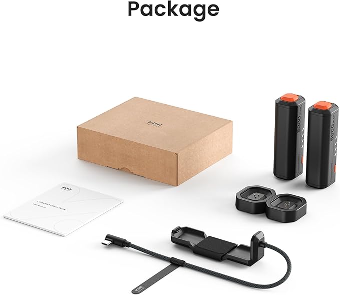 KIWI design P5000 Compact Power Bank, 2 Pack 5000mah Battery Pack Compatible with Meta Quest 3/3S/2/Pro, 20W Fast Charing, Swap for Unlimited Power, Suitable for 360 Camera and All Type-C Devices
