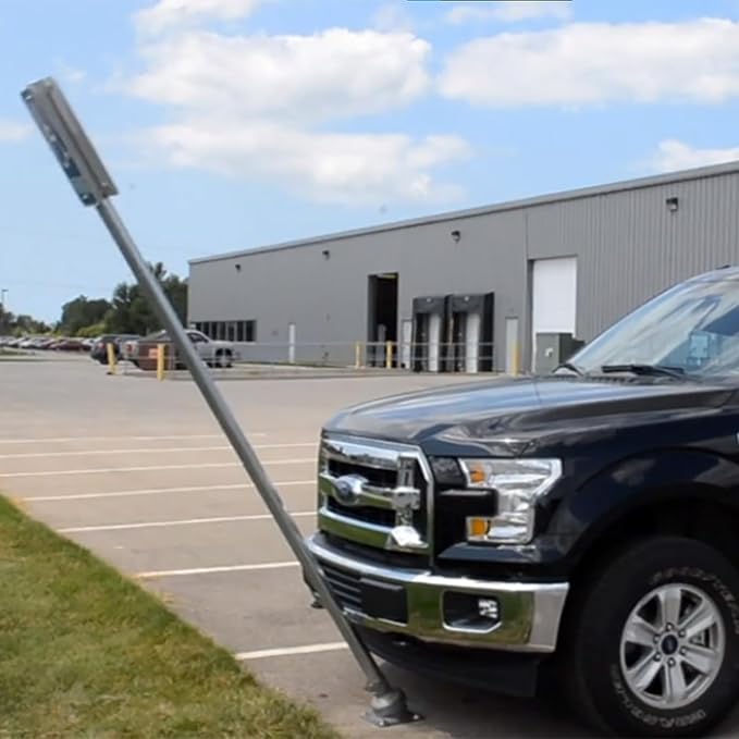 SmartSign 6 feet FlexPost Signpost for Concrete - Flexible Sign Post with Heavy-duty Spring, Ideal for Parking Lots, Supermarkets, Stadiums, and Hospitals, Made in USA