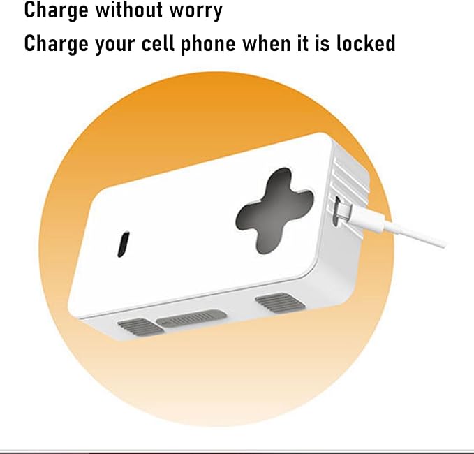 Security timed Lock Box, self Controlled Mobile Phone timed Lock Box, Portable Mobile Phone Safe, to Prevent Addiction to Video Games.