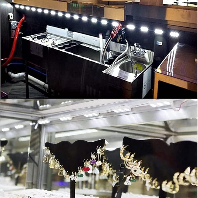 Led Module, LED Windows Lights 6000K 200pcs 99Ft 5730 SMD 150LM Per LED Module IP65 Waterproof for Letter Sign Advertising Signs.(White Light)