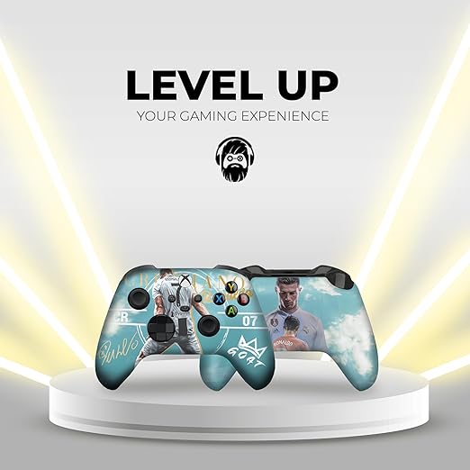 DreamController Ronaaldo Custom X-box Controller Wireless compatible with X-box One/Series X/S Proudly Customized in USA with Permanent HYDRO-DIP Printing (NOT JUST A SKIN)
