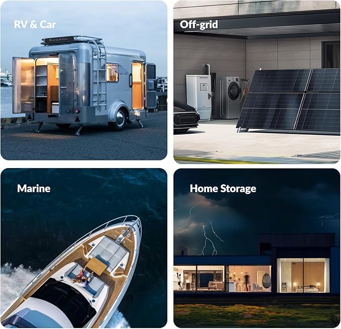 WattCycle 24V 314Ah Lithium Battery 3 Pack, 24V LiFePO4 Battery 300A BMS, LiFePO4 Battery 15000+ Deep Cycles, Rechargable Batteries Built-in Bluetooth, Perfect for Home Energy, RV, Marine, Solar