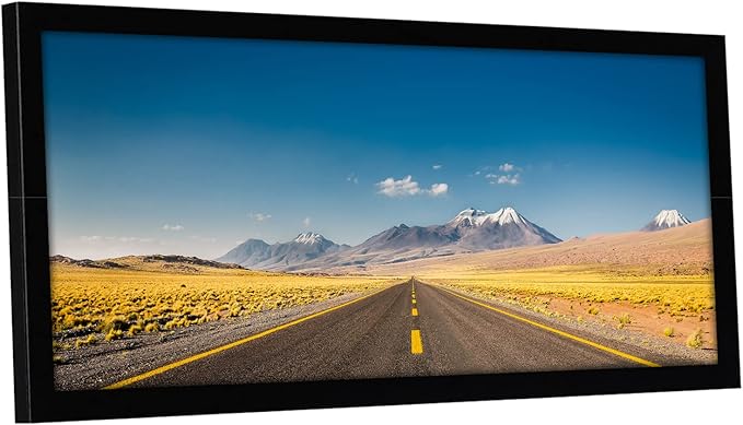Americanflat 10x20 Picture Frame with Polished Plexiglass - Signature Collection - Gallery-Style Frames Made of Engineered Wood - Photo Frame for Wall Display - Black