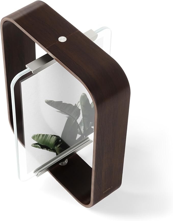 Umbra Bellwood Desk Frame 5" x 7", Aged Walnut