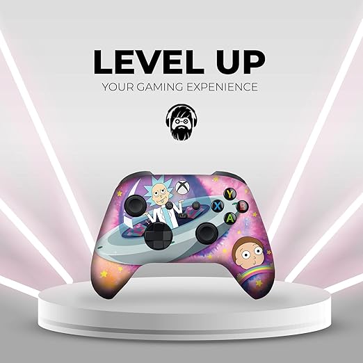 DreamController Schwifty Rickky & Mortty Custom X-box Controller Wireless compatible with X-box One/Series X/S Proudly Customized in USA with Permanent HYDRO-DIP Printing (NOT JUST A SKIN)
