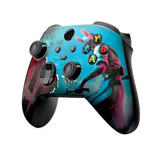 DreamController Dead By Daylighht Custom X-box Controller Wireless compatible with X-box One/Series X/S Proudly Customized in USA with Permanent HYDRO-DIP Printing(NOT JUST A SKIN) (MODDED)