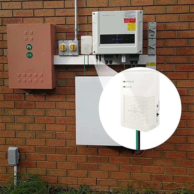 Powerback Utility Power Return Alert - Voltage - Sensing, Loud Alarm on Restoration,Power Return Alarm for Generators.