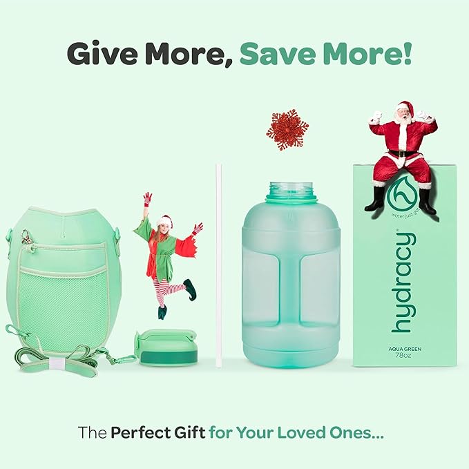 Hydracy Water Bottle with Time Marker -Large BPA Free Water Bottle & No Sweat Sleeve -Leak Proof Gym Bottle with Fruit Infuser Strainer & Times to Drink -Ideal for Fitness Sports & Outdoors