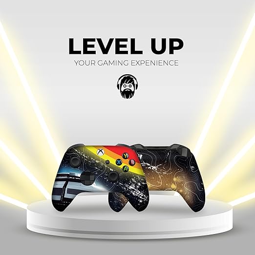 DreamController Cosmic Voyagger Custom X-box Controller Wireless compatible with X-box One/Series X/S Proudly Customized in USA I Permanent HYDRODIP Print(NOT JUST A SKIN)(MODDED)