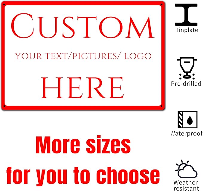 Customized Halloween Decorations sign,Reflective,Aluminum Weatherproof Metal Sign Multiple Sizes, Customize for school,enterprise, Business, Workplace, office, Home, Delivery Signs(16 * 12 Inch)