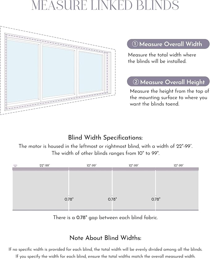 Graywind Smart Coupled Roller Shades Compatible with Alexa Google Custom Size Extra Large Motorized Blinds for Windows(Floral Jacquard White)