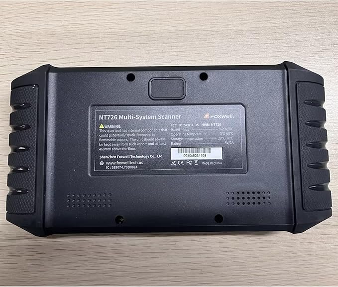 FOXWELL NT726 OBD2 Scanner Diagnostic Tool, All System Bidirectional Scan Tool, Code Reader for Cars and Trucks with 12 Resets, ABS Bleeding/Oil/EPB/SAS/D-PF/TPMS/Injector Coding/Throttle/BMS..., FCA