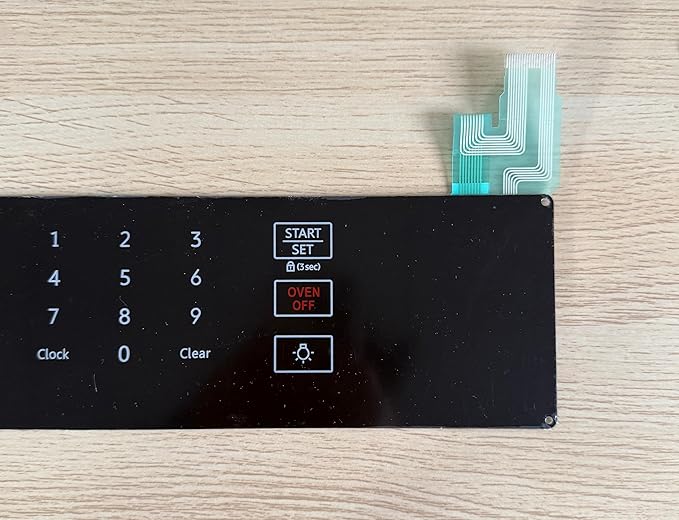 DG34-00045B Range Touchpad Control Panel Switch Membrane Compatible with Gas Ranges Ovens for AP6287053 Model Number NX58M6630SS/AA-00 