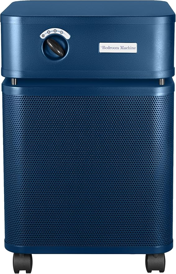 Austin Air Bedroom Machine Midnight Blue - Advanced 5 -Stage Filtration HEPA Air Purifiers For Home with Activated Carbon & Zeolite - Ideal as Air Purifiers for Bedroom