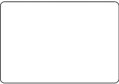 VisionTechShop LST-800B, 58 x 30 mm(2.283" x 1.181"), Non-UPC, 1,000 Per Roll, 36 Rolls/Box, Blank