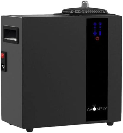 Aromely Smart Bluetooth HVAC Scent Diffuser, Aromatherapy Nebulizing Waterless Diffuser for Home, Office, Large Room, App Controlled Perfect Aroma Diffuser Up to 16,000 SQFT - Black