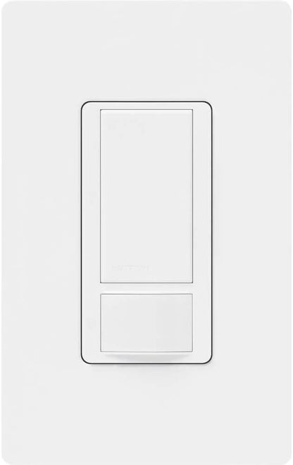 Lutron Maestro Motion Sensor Light Switch Indoor for Bathroom, Garage, Laundry Room, Closet, Occupancy Sensor Light Switch, Single-Pole, No Neutral, MS-OPS5M-BR