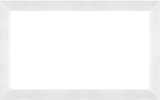 Gloss White 85" Premiere Deco TV Frame - Compatible ONLY with Samsung The Frame TV and Pro TVs (Fits 2021-2025, LS03A, LS03B,LS03C,LS03D,LS03FA,LS03FW)