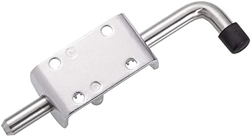 Heavy Duty 304 Stainless Steel Spring Pin Latch Lock Assembly for Doors Cabinets and Utility Trailer Gate -136mm/155mm/165mm (1 pcs) (12X165)