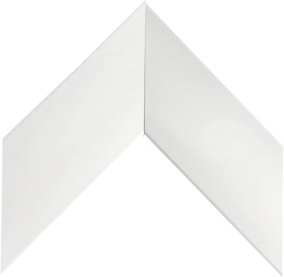 Gloss White 3" Color Chip Premiere Deco TV Frame (32",43",50",55",65",75",85") Compatible ONLY with Samsung The Frame and Pro TVs (Fits 2021-2025, LS03A,LS03B,LS03C,LS03D,LS03FA,LS03FW)