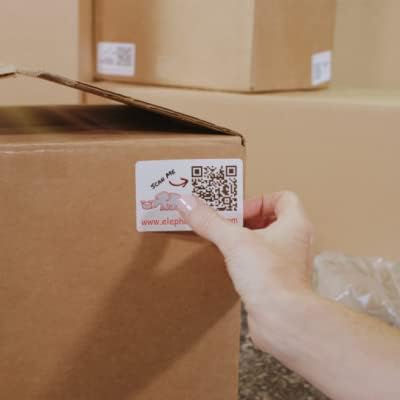 Smart Storage QR Labels for Organizing, Moving, Storage, and Inventory Tracking (40 Ultra Durable Unique Labels, 3x2)