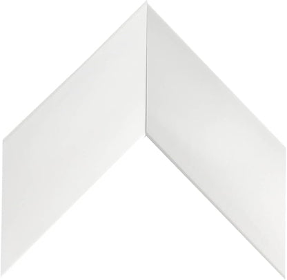 Gloss White 85" Premiere Deco TV Frame - Compatible ONLY with Samsung The Frame TV and Pro TVs (Fits 2021-2025, LS03A, LS03B,LS03C,LS03D,LS03FA,LS03FW)