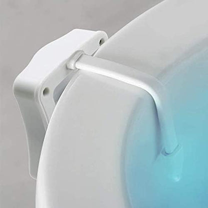 2-Pack Toilet Night Light, Motion-Activated LED Lamp with UV Light, 16-Color Changing, Tap-Activated, Smart Night Light for Bathroom Toilet
