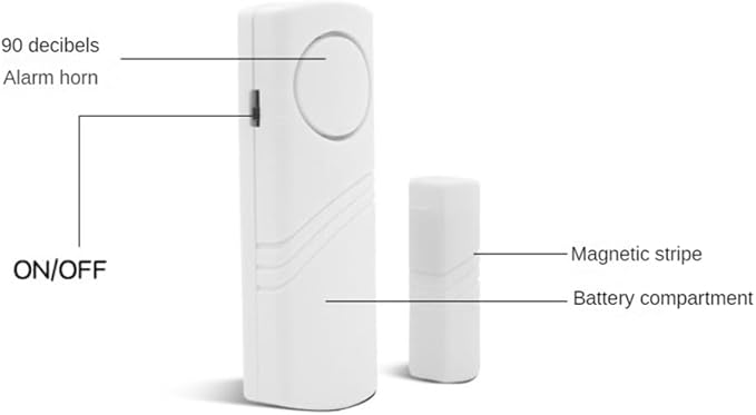 5Set/Lot Door and Window Magnetic Sensor Alarm Smart Home Security Protection Door Window Alarm