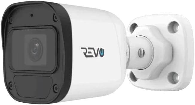 Revo Ultra Blue Series 16CH 4K POE H.265 NVR, 4TB & 8X 2K (4 Megapixel) Indoor/Outdoor IR Cameras with Built-in Mic – Remote Access Via Pc, Mac & Phone (No Monthly Fee)